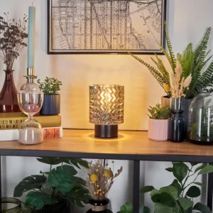 hofstein Falgorosa Lampe à poser Noir, 1 lumière* Lampes Modernes