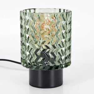 hofstein Falgorosa Lampe à poser Noir, 1 lumière* Lampes En Verre