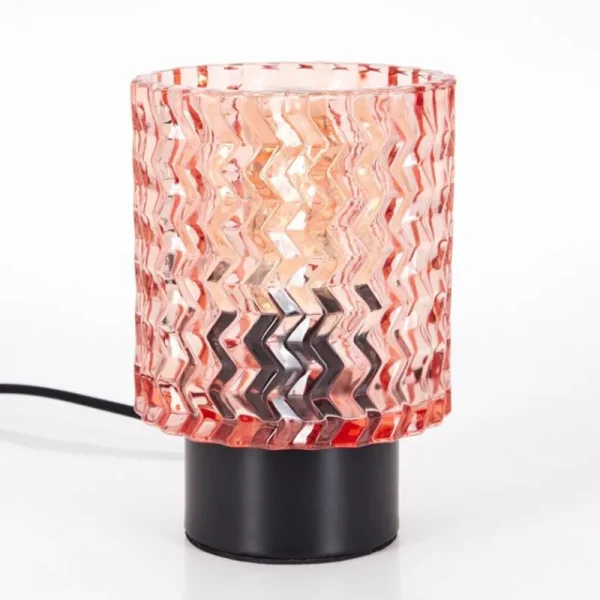 hofstein Falgorosa Lampe à poser Noir, 1 lumière* Lampes En Verre