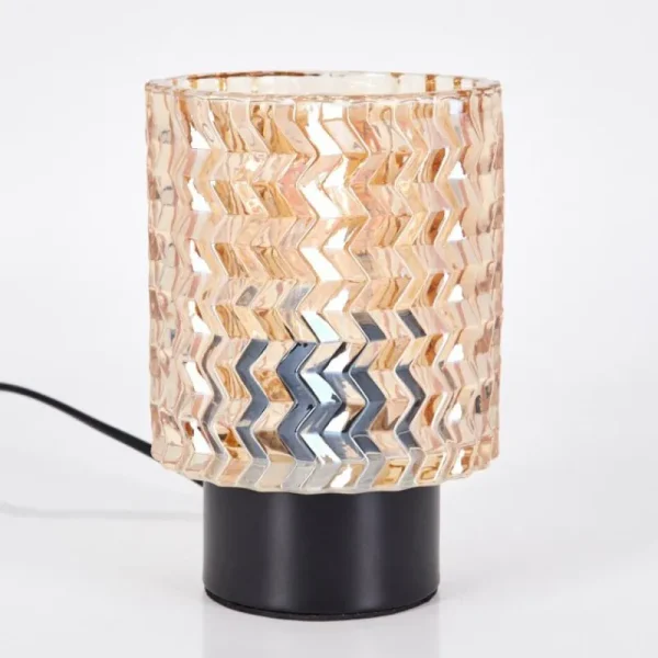 hofstein Falgorosa Lampe à poser Noir, 1 lumière* Lampes En Verre