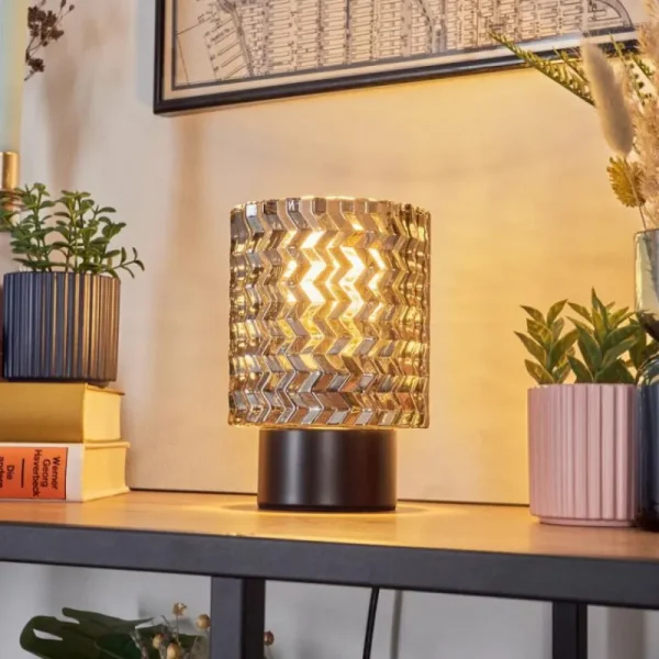 hofstein Falgorosa Lampe à poser Noir, 1 lumière* Lampes Modernes