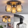 hofstein Fanhaes Plafonnier Chrome, Fumé, 3 lumières* Lampes Modernes