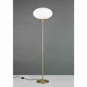 Luminaires Trio Fomento Lampadaire Laiton, 1 lumière* Lampes En Verre