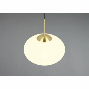 Luminaires Trio Fomento Suspension Laiton, 1 lumière* Lampes En Verre