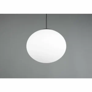 Luminaires Trio Fomento Suspension Noir, 1 lumière* Lampes En Verre