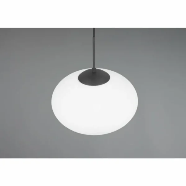 Luminaires Trio Fomento Suspension Noir, 1 lumière* Lampes En Verre