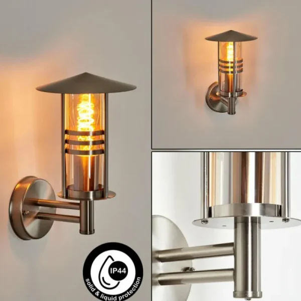 hofstein Forli Lampe murale d´extérieur Argenté, 1 lumière* Lampes Modernes