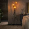 hofstein Fuensalida Lampadaire Anthracite, 3 lumières* Lampes En Verre