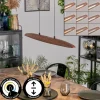 hofstein Fugelsta Suspension, Suspension LED Noir, 1 lumière* Lampes Modernes