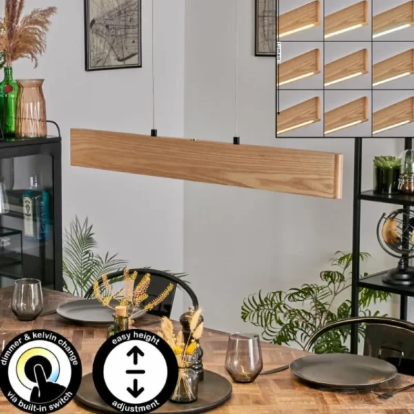 hofstein Fugelsta Suspension, Suspension LED Noir, 1 lumière* Lampes Modernes
