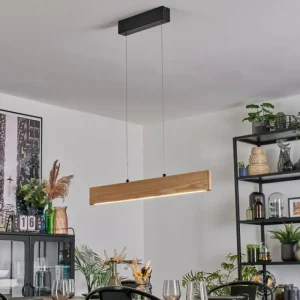 hofstein Fugelsta Suspension, Suspension LED Noir, 1 lumière* Lampes Modernes