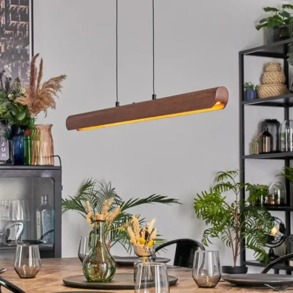hofstein Fugelsta Suspension, Suspension LED Noir, 1 lumière* Lampes Modernes