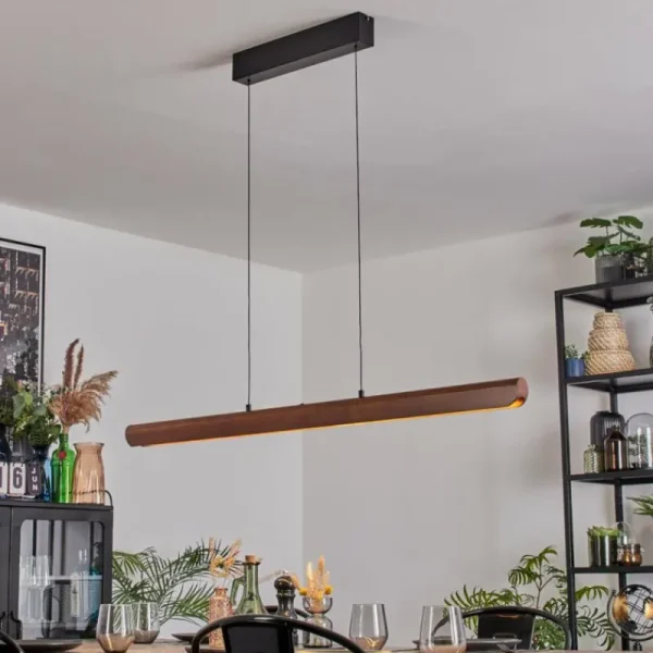 hofstein Fugelsta Suspension, Suspension LED Noir, 1 lumière* Lampes Modernes