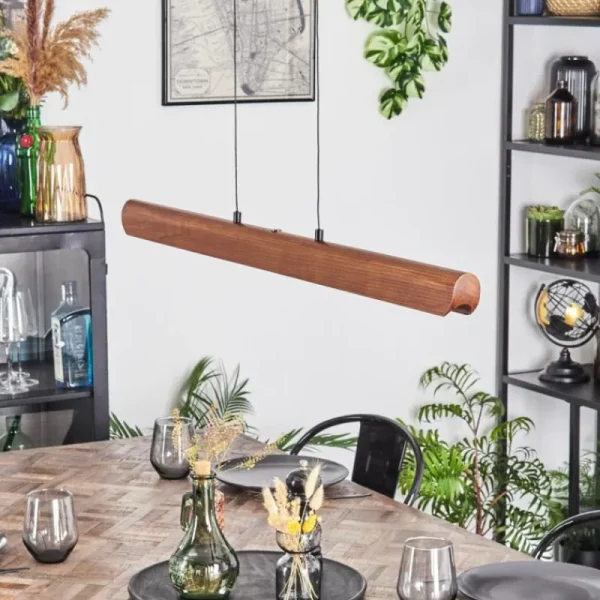 hofstein Fugelsta Suspension, Suspension LED Noir, 1 lumière* Lampes Modernes