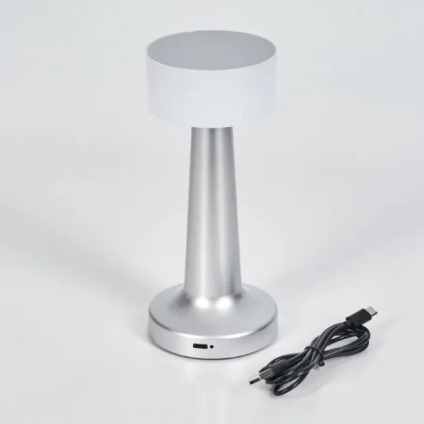 hofstein Gallboda Lampe à poser LED Argenté, 1 lumière* Lampes Modernes