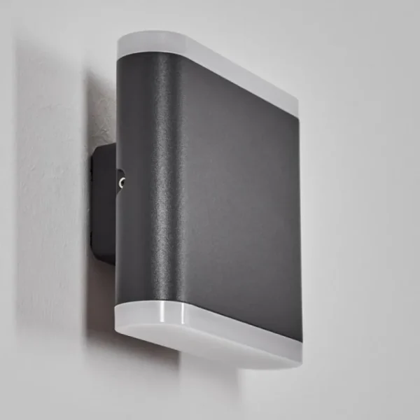 hofstein Gamas Lampe murale d´extérieur, Luminaire Up & Down, Applique murale LED Anthracite, 1 lumière* Lampes Modernes