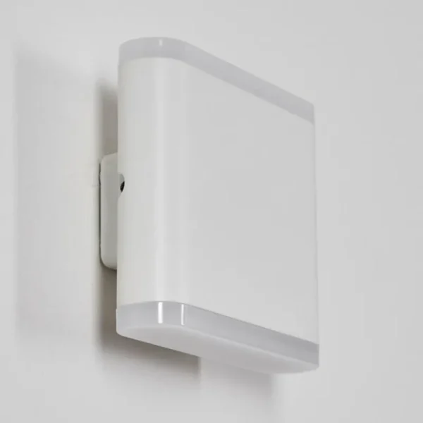 hofstein Gamas Lampe murale d´extérieur, Luminaire Up & Down, Applique murale LED Blanc, 1 lumière* Lampes Modernes