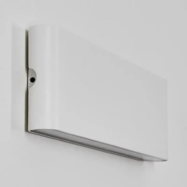 hofstein Gamas Lampe murale d´extérieur, Luminaire de salle de bain, Applique murale, Spot mural Blanc, 1 lumière* Lampes Modernes