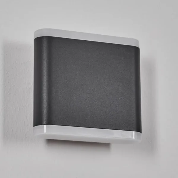hofstein Gamas Lampe murale d´extérieur, Luminaire Up & Down, Applique murale LED Anthracite, 1 lumière* Lampes Modernes