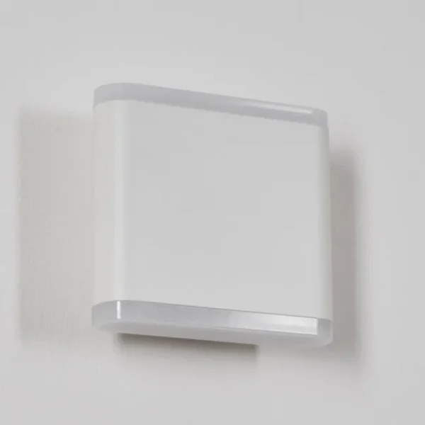 hofstein Gamas Lampe murale d´extérieur, Luminaire Up & Down, Applique murale LED Blanc, 1 lumière* Lampes Modernes