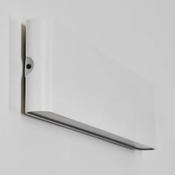 hofstein Gamas Lampe murale d´extérieur, Luminaire de salle de bain, Applique murale, Spot mural Blanc, 1 lumière* Lampes Modernes