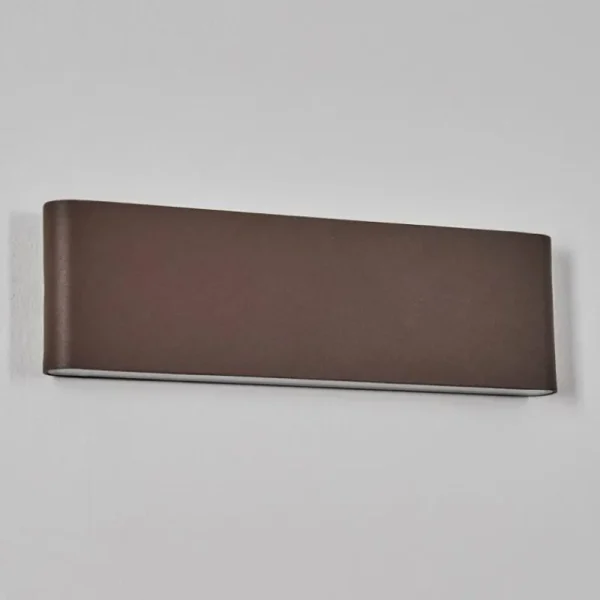 hofstein Gamas Lampe murale d´extérieur, Luminaire de salle de bain, Applique murale, Spot mural Rouille, 1 lumière* Lampes Modernes