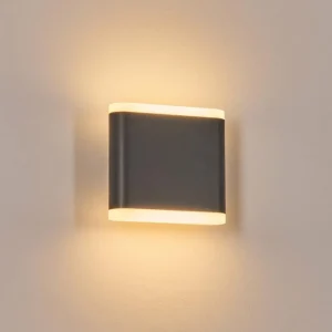 hofstein Gamas Lampe murale d´extérieur, Luminaire Up & Down, Applique murale LED Anthracite, 1 lumière* Lampes Modernes