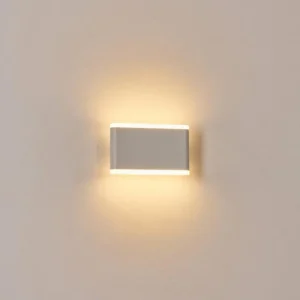 hofstein Gamas Lampe murale d´extérieur, Applique murale Blanc, 1 lumière* Lampes Modernes
