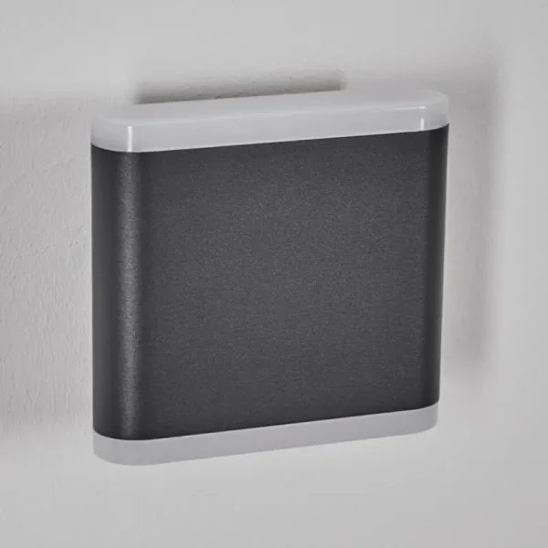 hofstein Gamas Lampe murale d´extérieur, Luminaire Up & Down, Applique murale LED Anthracite, 1 lumière* Lampes Modernes