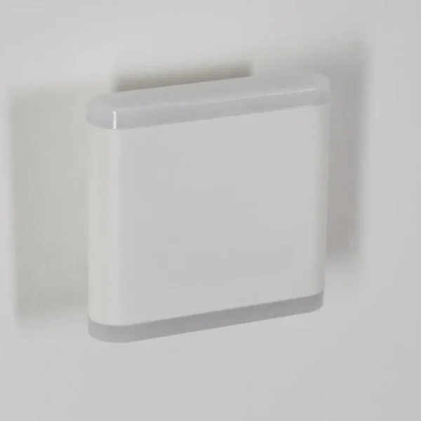 hofstein Gamas Lampe murale d´extérieur, Luminaire Up & Down, Applique murale LED Blanc, 1 lumière* Lampes Modernes