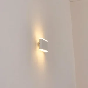 hofstein Gamas Lampe murale d´extérieur, Applique murale Blanc, 1 lumière* Lampes Modernes