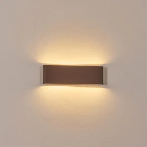 hofstein Gamas Lampe murale d´extérieur, Luminaire de salle de bain, Applique murale, Spot mural Rouille, 1 lumière* Lampes Modernes