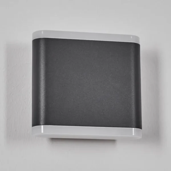 hofstein Gamas Lampe murale d´extérieur, Luminaire Up & Down, Applique murale LED Anthracite, 1 lumière* Lampes Modernes