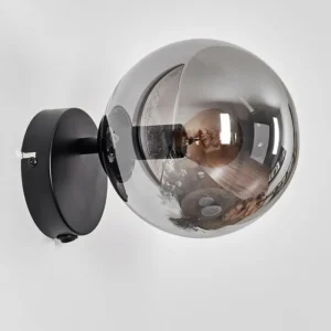 hofstein Gastor Boule lumineuse, Applique murale, Spot mural Fumé, 1 lumière* Lampes Modernes