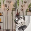 hofstein Gastor Boule lumineuse, Lampadaire Chrome, Fumé, 3 lumières* Lampes Modernes