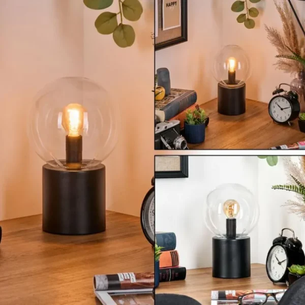 hofstein Gastor Boule lumineuse, Lampe de bureau, Lampe à poser Clair, 1 lumière* Lampes En Verre