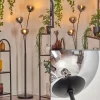 hofstein Gastor Boule lumineuse, Lampadaire Chrome, Clair, Fumé, 3 lumières* Lampes Modernes
