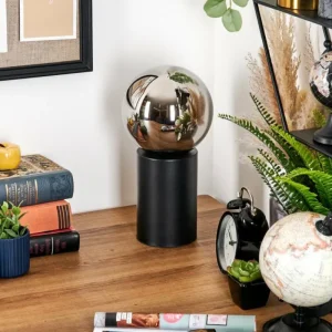 hofstein Gastor Boule lumineuse, Lampe de bureau, Lampe à poser Chrome, Fumé, 1 lumière* Lampes Modernes