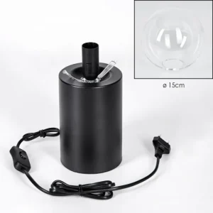 hofstein Gastor Boule lumineuse, Lampe de bureau, Lampe à poser Clair, 1 lumière* Lampes En Verre