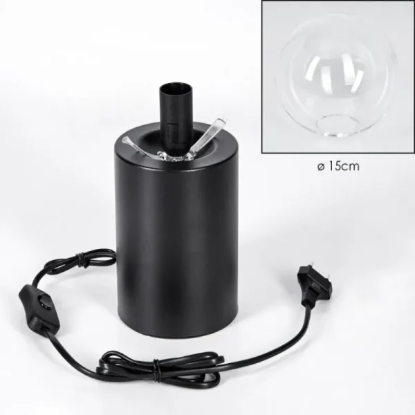 hofstein Gastor Boule lumineuse, Lampe de bureau, Lampe à poser Clair, 1 lumière* Lampes En Verre