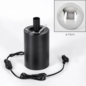 hofstein Gastor Boule lumineuse, Lampe de bureau, Lampe à poser Chrome, Fumé, 1 lumière* Lampes Modernes