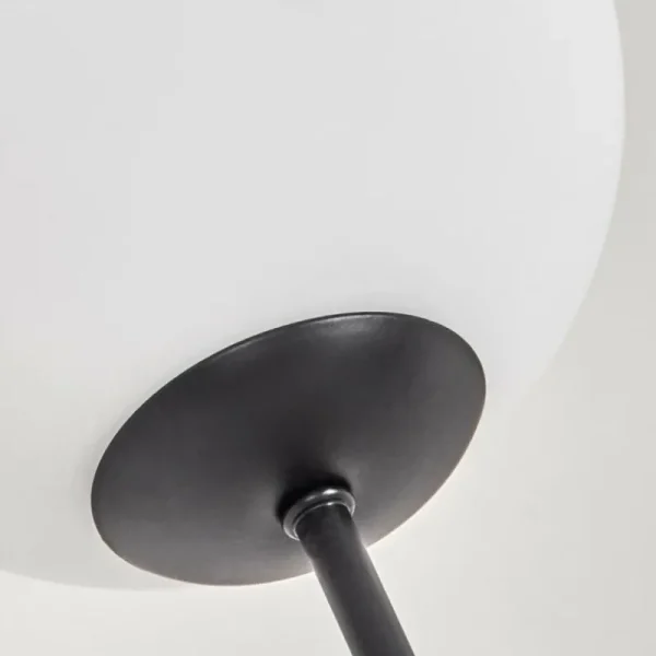hofstein Gastor Boule lumineuse, Lampadaire Blanc, 3 lumières* Lampes En Verre
