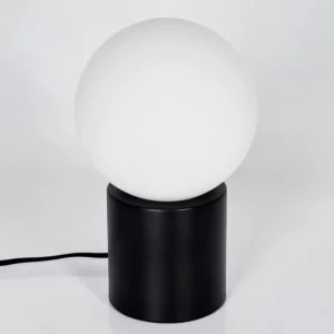 hofstein Gastor Boule lumineuse, Lampe de bureau, Lampe à poser 15 cm Blanc, 1 lumière* Lampes En Verre