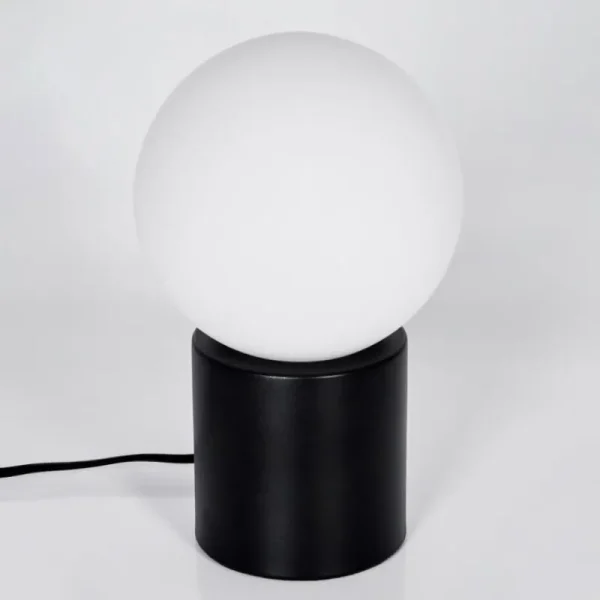 hofstein Gastor Boule lumineuse, Lampe de bureau, Lampe à poser 15 cm Blanc, 1 lumière* Lampes En Verre