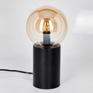 hofstein Gastor Boule lumineuse, Lampe de bureau, Lampe à poser Ambre, 1 lumière* Lampes En Verre