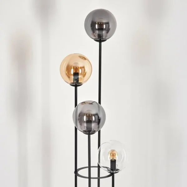 hofstein Gastor Lampadaire 30 cm Ambre, Clair, Fumé, 4 lumières* Lampes Modernes