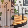 hofstein Gastor Lampadaire 25 cm Bois clair, Noir, 3 lumières* Lampes Modernes