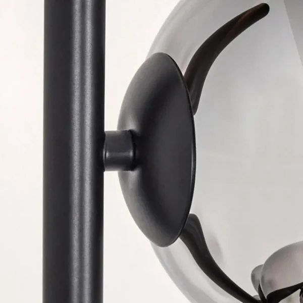 hofstein Gastor Lampadaire 33 cm Chrome, Fumé, 5 lumières* Lampes Modernes