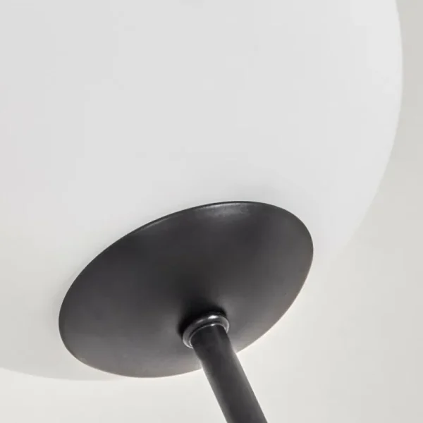 hofstein Gastor Lampadaire Blanc, 5 lumières* Lampes En Verre