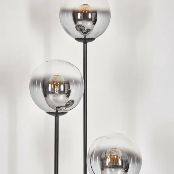 hofstein Gastor Lampadaire Noir, 3 lumières* Lampes Modernes